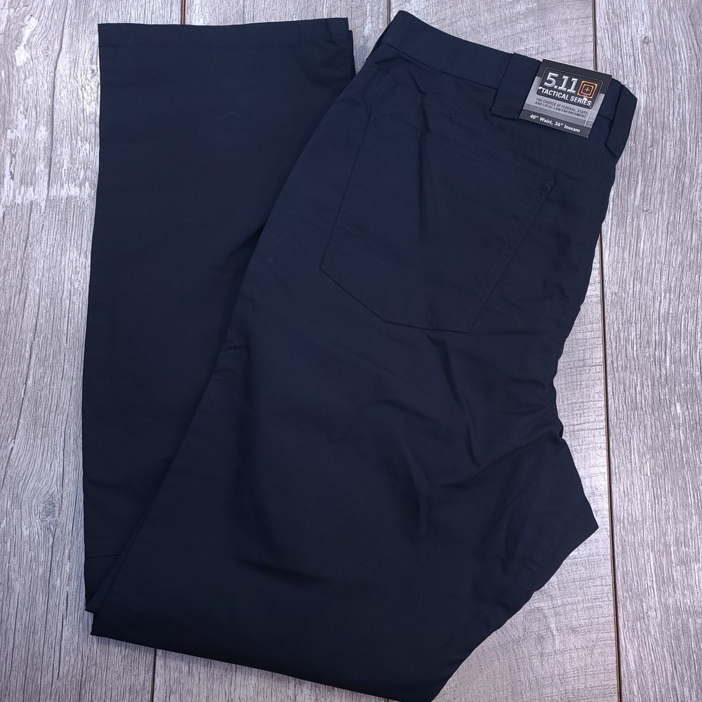 5.11 Tactical Jean-Cut Pants Mens 40x36 Navy Blue Taclite Ripstop 74280